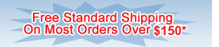 Free Standard Shipping On Most Orders Over $150