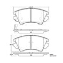 Raybestos ST43 Racing Brake Pads, Camaro, SAAB 9-5, RC 1404