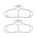 Raybestos ST43 Racing Brake Pads, Chevy, Corvette, 84-87 C4, RC 294