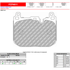 Ferodo FCP4611Z DSUNO Competition Brake Pads, BMW M3, M4, M235i, M240i, Front