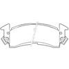 Porterfield R-4 Carbon Kevlar Racing Brake Pad AP 52 R-4