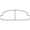 Porterfield R-4 Carbon Kevlar Racing Brake Pad AP 131 R-4