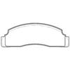 Porterfield R-4 Carbon Kevlar Racing Brake Pad AP 133 R-4