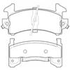 Porterfield R-4 Carbon Kevlar Racing Brake Pad AP 154 R-4