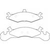 Porterfield R-4 Carbon Kevlar Racing Brake Pad AP 221 R-4