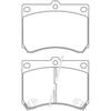 Porterfield R4-E Carbon Kevlar Endurance Brake Pad AP 473 R4-E