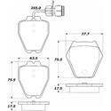 Porterfield R-4 Carbon Kevlar Racing Brake Pad AP 839.1 R-4