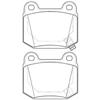 Porterfield R4-1 Carbon Kevlar Racing Brake Pad AP 961 R4-1