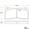 Porterfield R-4 Carbon Kevlar Racing Brake Pad AP 1155 R-4