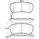 Porterfield R-4 Carbon Kevlar Racing Brake Pad AP 1157 R-4