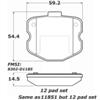 Porterfield R-4 Carbon Kevlar Racing Brake Pad AP 1185F R-4