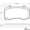 Porterfield R-4 Carbon Kevlar Racing Brake Pad AP 1379 R-4