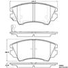 Porterfield R-4 Carbon Kevlar Racing Brake Pad AP 1404 R-4