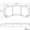 Porterfield R-4 Carbon Kevlar Racing Brake Pad AP 1405 R-4