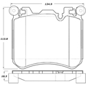 Porterfield R4-S Carbon Kevlar Perf Street Pad AP 1429 R4-S