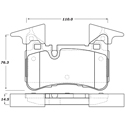 Porterfield R-4 Carbon Kevlar Racing Brake Pad AP 1450 R-4