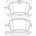 Porterfield R-4 Carbon Kevlar Racing Brake Pad AP 1547 R-4