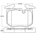 Porterfield R-4 Carbon Kevlar Racing Brake Pad AP 1609 R-4