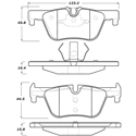 Porterfield R-4 Carbon Kevlar Racing Brake Pad AP 1613 R-4