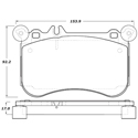 Porterfield R-4 Carbon Kevlar Racing Brake Pad AP 1634 R-4