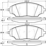 Porterfield R4-S Carbon Kevlar Perf Street Pad AP 1702 R4-S