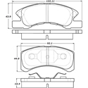 Porterfield R-4 Carbon Kevlar Racing Brake Pad AP 1731 R-4