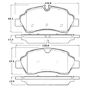 Porterfield R4-S Carbon Kevlar Perf Street Pad AP 1775 R4-S