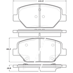 Porterfield R4-S Carbon Kevlar Perf Street Pad AP 1886 R4-S