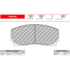 Ferodo FRP203H DS2500 Performance Brake Pads, AP Racing CP2270, CP2271