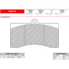 Ferodo FRP217W DS1.11 Competition Brake Pads, Aston Martin Vantage, Volante, Front