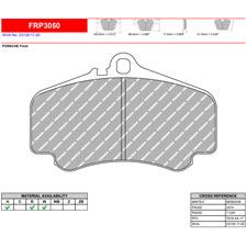 Ferodo FRP3050H DS2500 Performance Brake Pads, Porsche 911 Turbo, C2S, C4S, Front