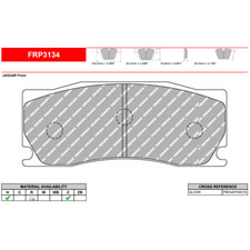 Ferodo FRP3134R DS3000 Racing Brake Pads, Jaguar XK-R, XKR-S, w/Alcon, Front